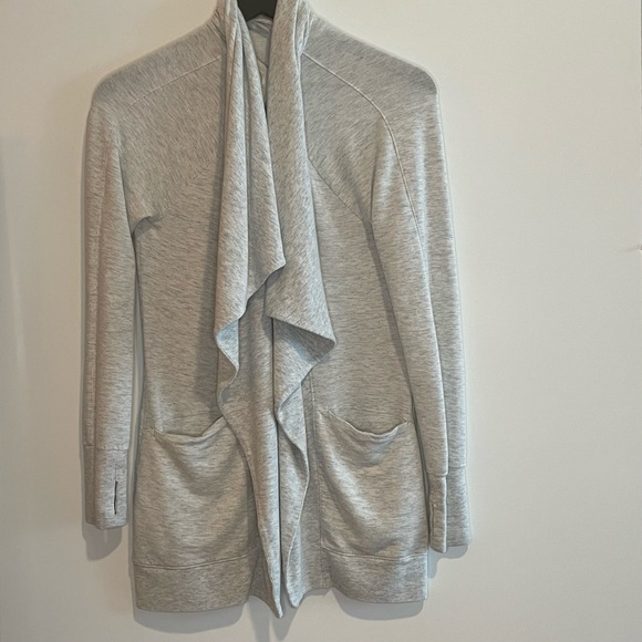 Athleta | Gray Studio Wrap Magnetic Closure Cardigan | XS - Picture 3 of 11